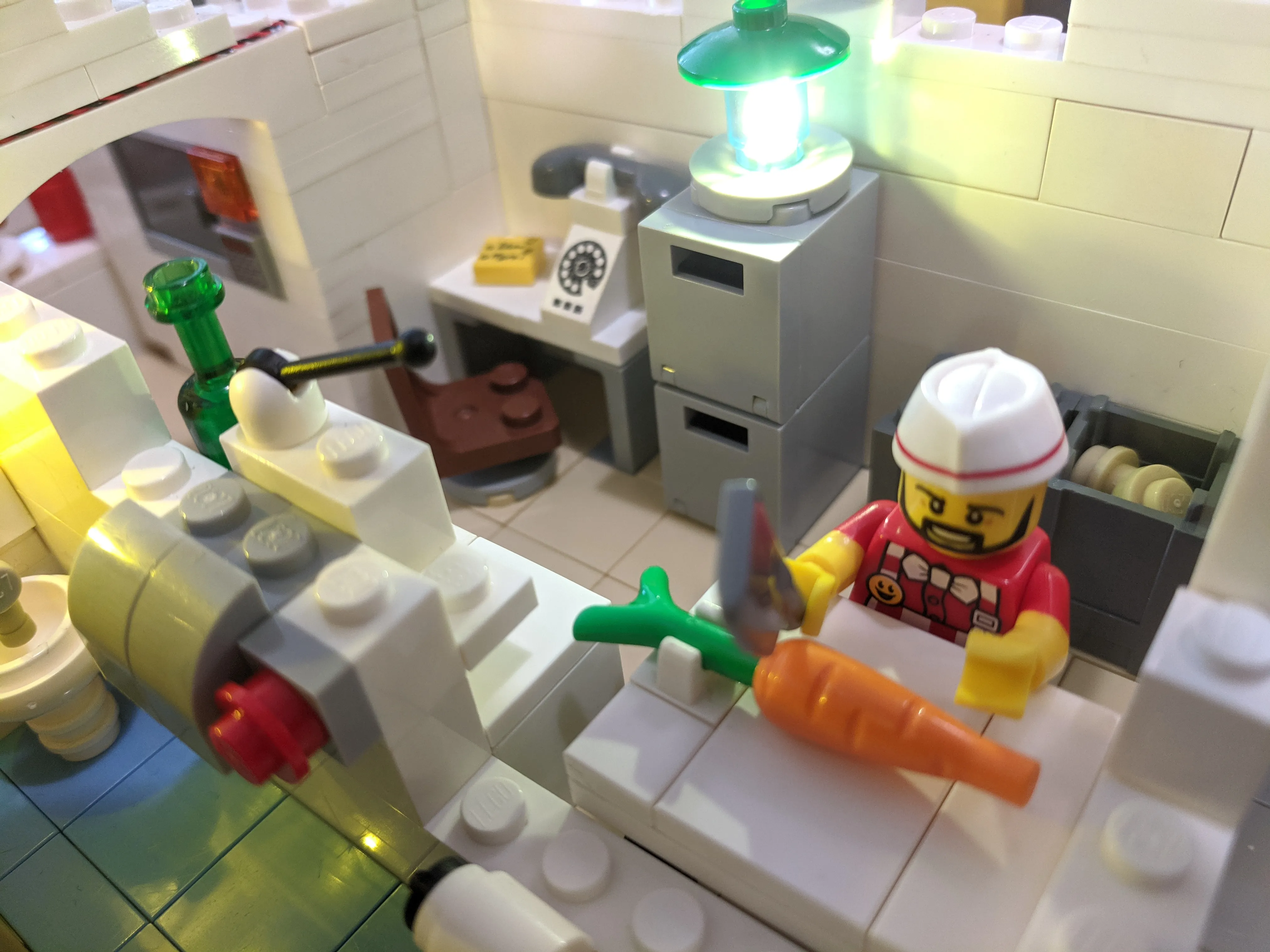 The cook in the kitchen