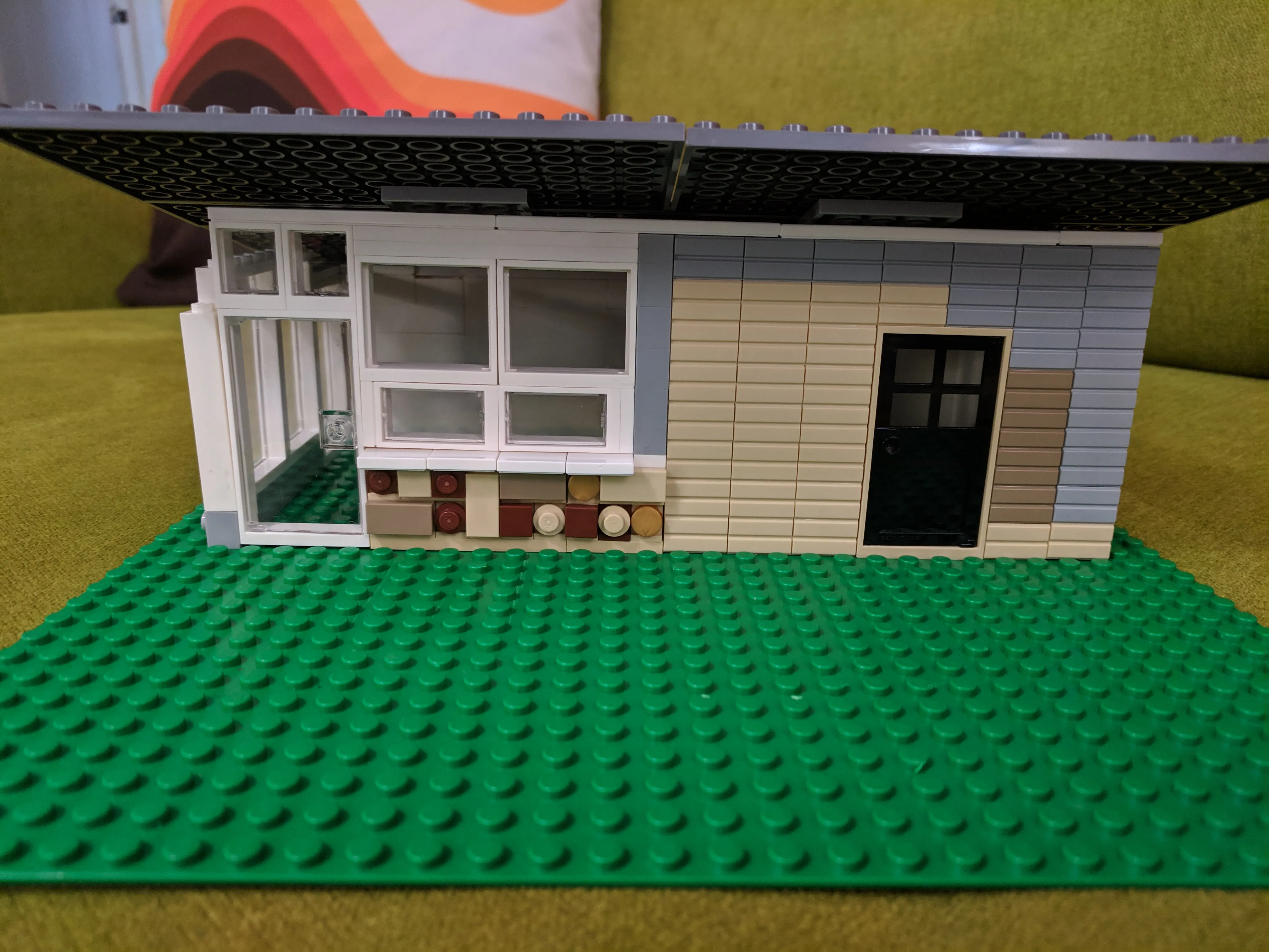 Front view of the Lego prototype