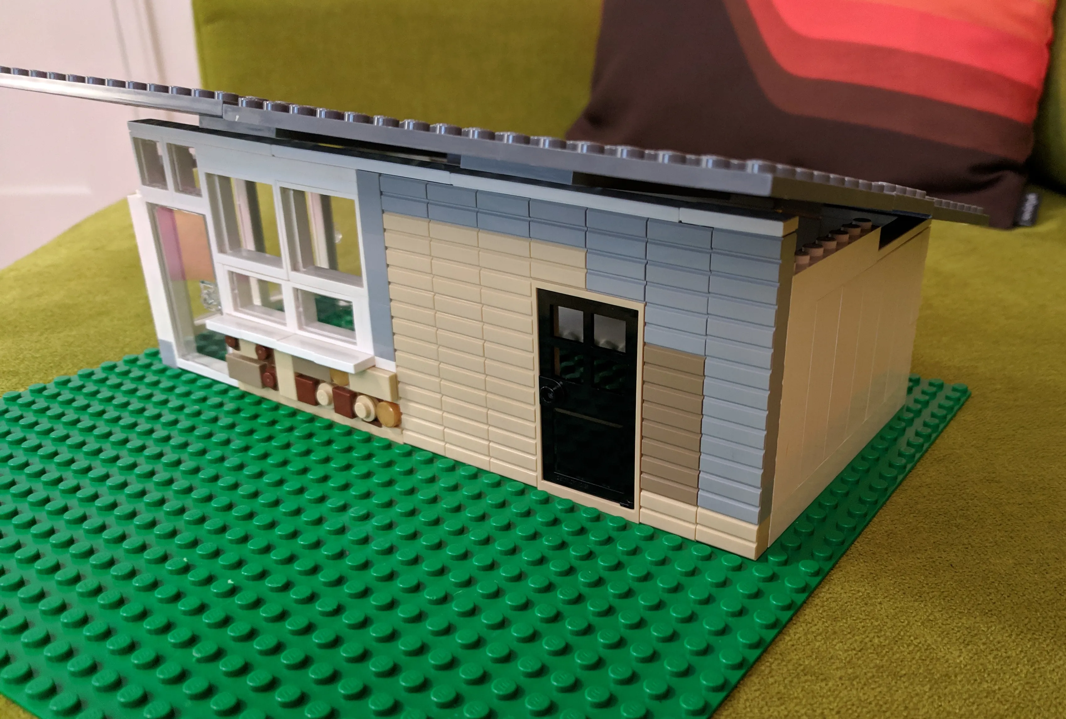 Side view of the Lego prototype