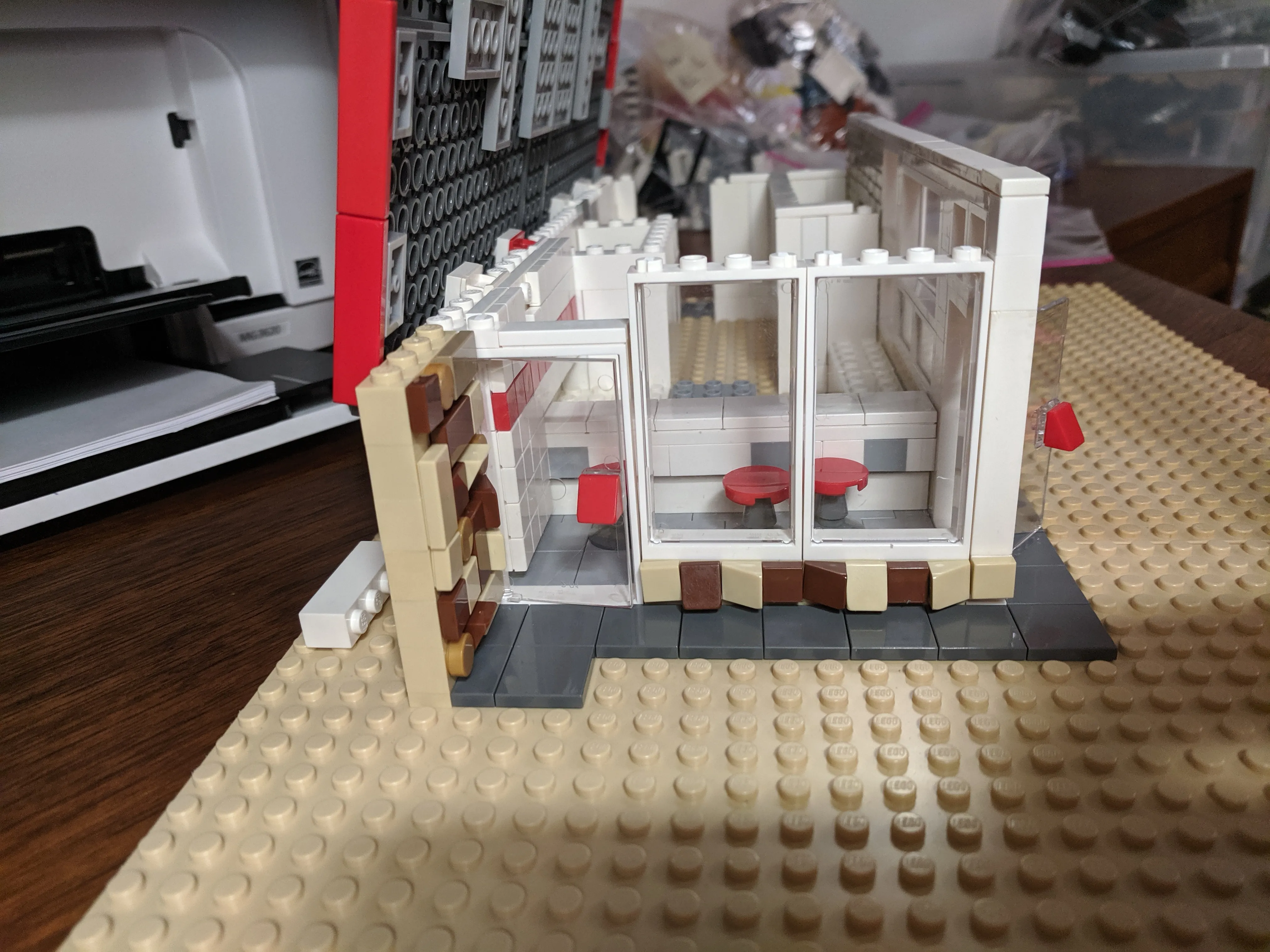 Open roof from the side